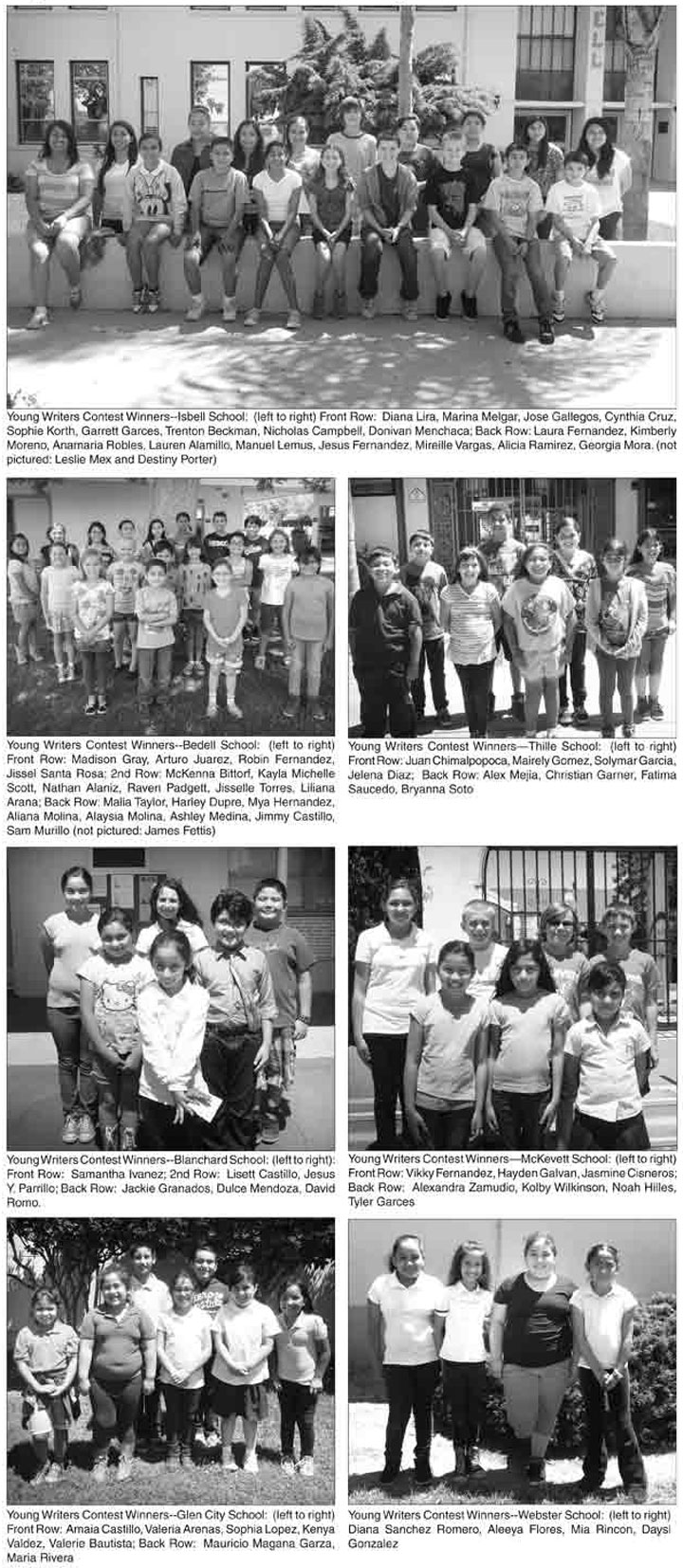 Santa Paula Elementary School District Young Writers Contest - Santa